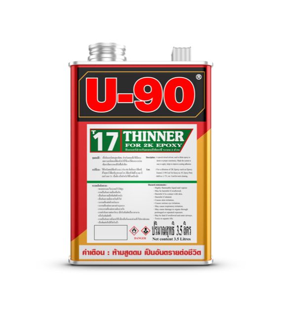 U-90 Thinner for 2K Epoxy No. T17-image
