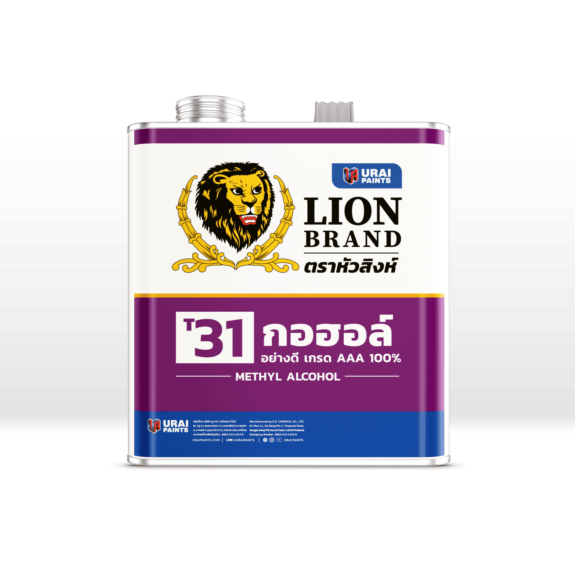 LION Methyl Alcohol Grade AAA 100% No. T31-image